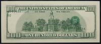 $100 FRN with 3rd Overprint on Back - 2