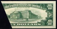 Amazing Gem New $10 Fold Over Note - 2