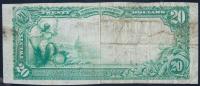 1902, $20 National Bank Note. FNB of Fessenden, North Dakota - 2