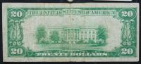 1929, $20 National Bank Note Very Good - 2