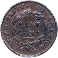 Pair of PCGS Details Half Cents, 1826 & 1850 - 2