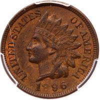 1896 Indian Head 1C PCGS AU58