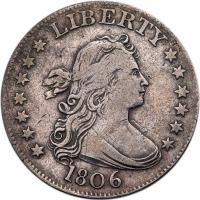 1806 Bust 25C PCGS VF Details