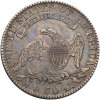 A Pair of 1821 Capped Bust Half Dollars - 2