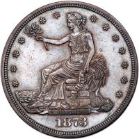 1873 Trade $1 PCGS AU Details