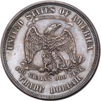 1873 Trade $1 PCGS AU Details - 2