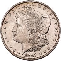 1881-CC Morgan $1 PCGS MS63