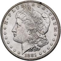 1881-CC Morgan $1 PCGS MS62