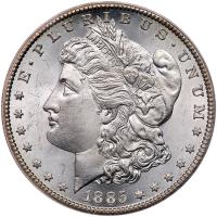 1885-CC Morgan $1 PCGS MS63 - 2