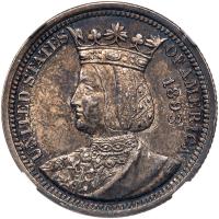 1893 Isabella Quarter Dollar