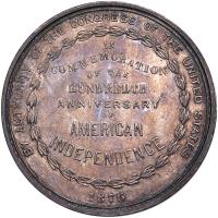 1876 U.S. Centennial Expo So-Called Dollar PCGS AU Details - 2