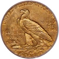 1913 $2.50 Indian PCGS MS62 - 2