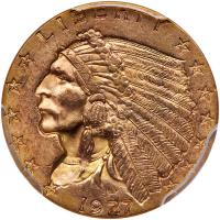 1927 $2.50 Indian PCGS MS62