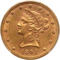 1894 $10 Liberty PCGS MS62