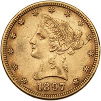 1897 $10 Liberty VF20