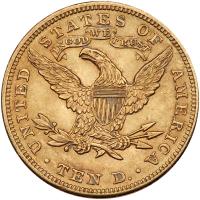 1899 $10 Liberty Sharpness of About Unc - 2