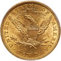 1907 $10 Liberty PCGS MS62 - 2