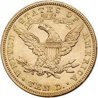 1907 $10 Liberty AU50 - 2