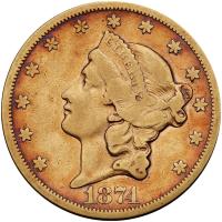 1874-S $20 Liberty F15