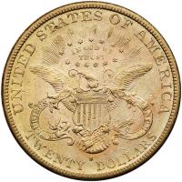 1882-S $20 Liberty PCGS AU58 - 2