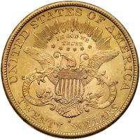 1896-S $20 Liberty PCGS MS60 - 2