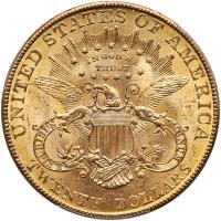 1907 $20 Liberty PCGS MS62 - 2