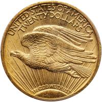 1908 $20 St. Gaudens. Motto PCGS MS63 - 2