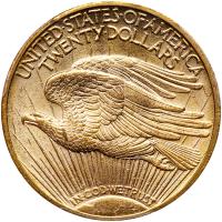 1910 $20 St. Gaudens PCGS AU58 - 2