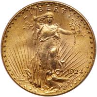 1924 $20 St. Gaudens PCGS MS64