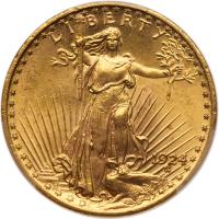 1924 $20 St. Gaudens PCGS MS63