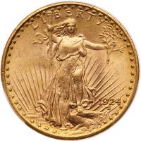 1924 $20 St. Gaudens PCGS MS63