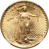 1924 $20 St. Gaudens NGC MS63