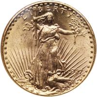 1927 $20 St. Gaudens NGC MS64