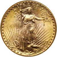 1927 $20 St. Gaudens NGC MS63