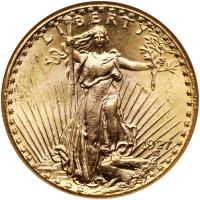 1927 $20 St. Gaudens NGC MS63