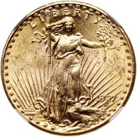 1927 $20 St. Gaudens NGC MS62