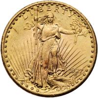 1927 $20 St. Gaudens PCGS MS61