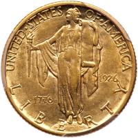 1926 Sesquicentennial Gold $2.50 PCGS AU55