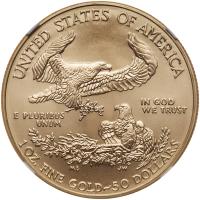 2020. $50.00 American Gold Eagle NGC MS70 - 2