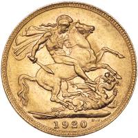 Australia. Sovereign, 1920-P (Perth) Brilliant Unc - 2