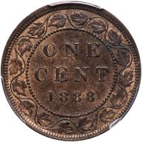 Canada. Cent, 1888 PCGS MS63 RB - 2