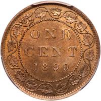 Canada. Cent, 1899 PCGS MS63 RB - 2