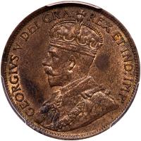 Canada. Cent, 1913 PCGS MS63 BR