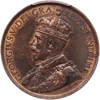 Canada. Cent, 1918 PCGS MS63 BR