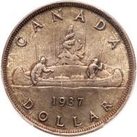 Canada. Dollar, 1937 PCGS MS63 - 2