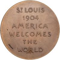 France. St. Louis Worlds Fair Bronze Medal, 1904 Unc - 2