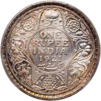 India-British. Rupee, 1921 (B) PCGS MS63 - 2