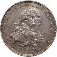 Mexico. Silver Dedication Medal, 1796 PCGS AU50