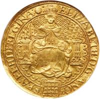 Great Britain. Elizabeth I (1558-1603). Fine gold Sovereign of Thirty Shillings, undated