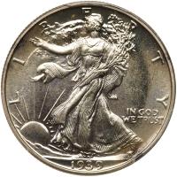 1939 Liberty Walking 50C PCGS Proof 67